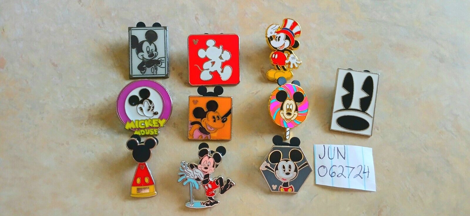 🔥DISNEY MICKEY MOUSE🔥 LOT OF 10 EXACT PINS🔥