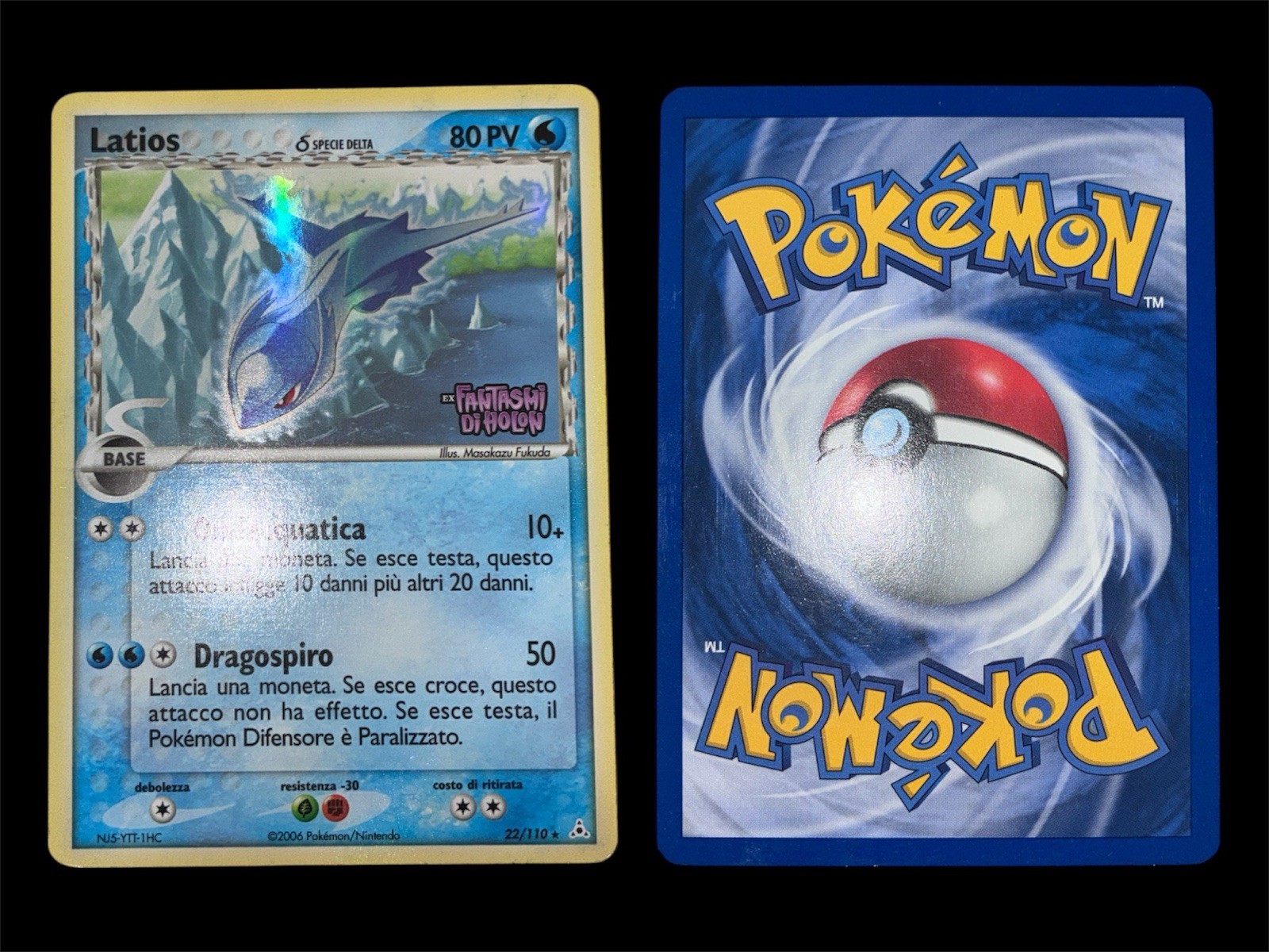 POKEMON Latios Ex Ghosts Of Holon stamped 22/110 - EX/NM language ITA POKEMON Latios Ex Ghosts Of Holon stamped 22/110 - EX/NM language ITA