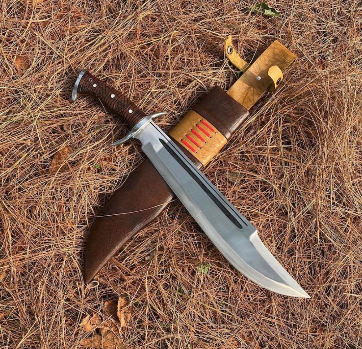 Custom Handmade Tactical Bowie Knife | 22