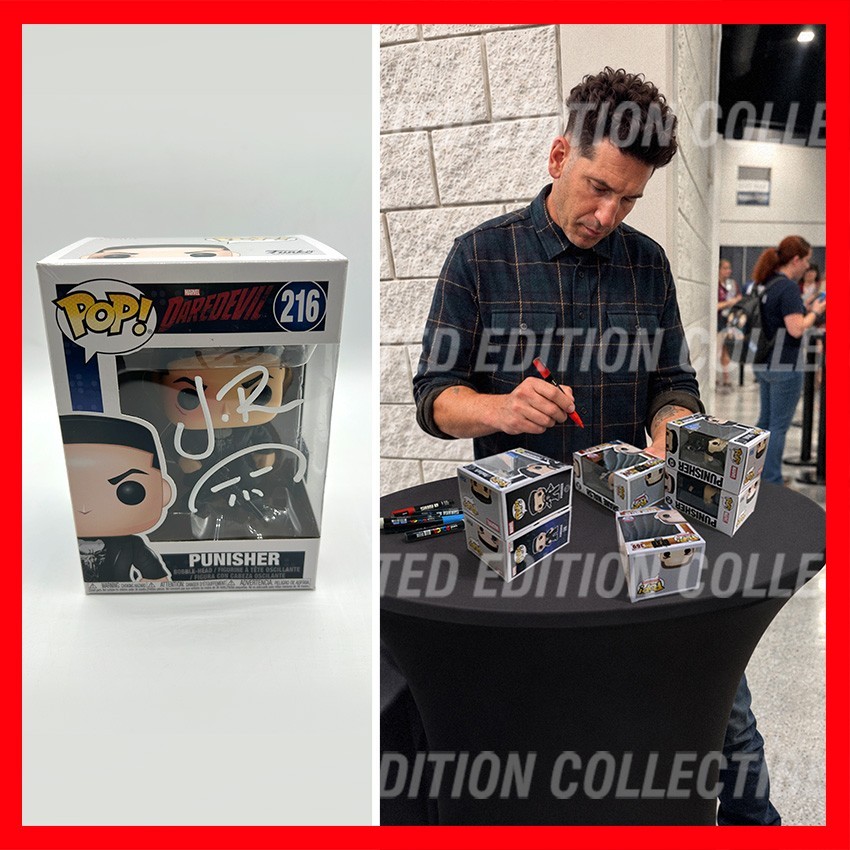 JON BERNTHAL SIGNED The Punisher Funko POP #216 Marvel - Daredevil - COA & PIC