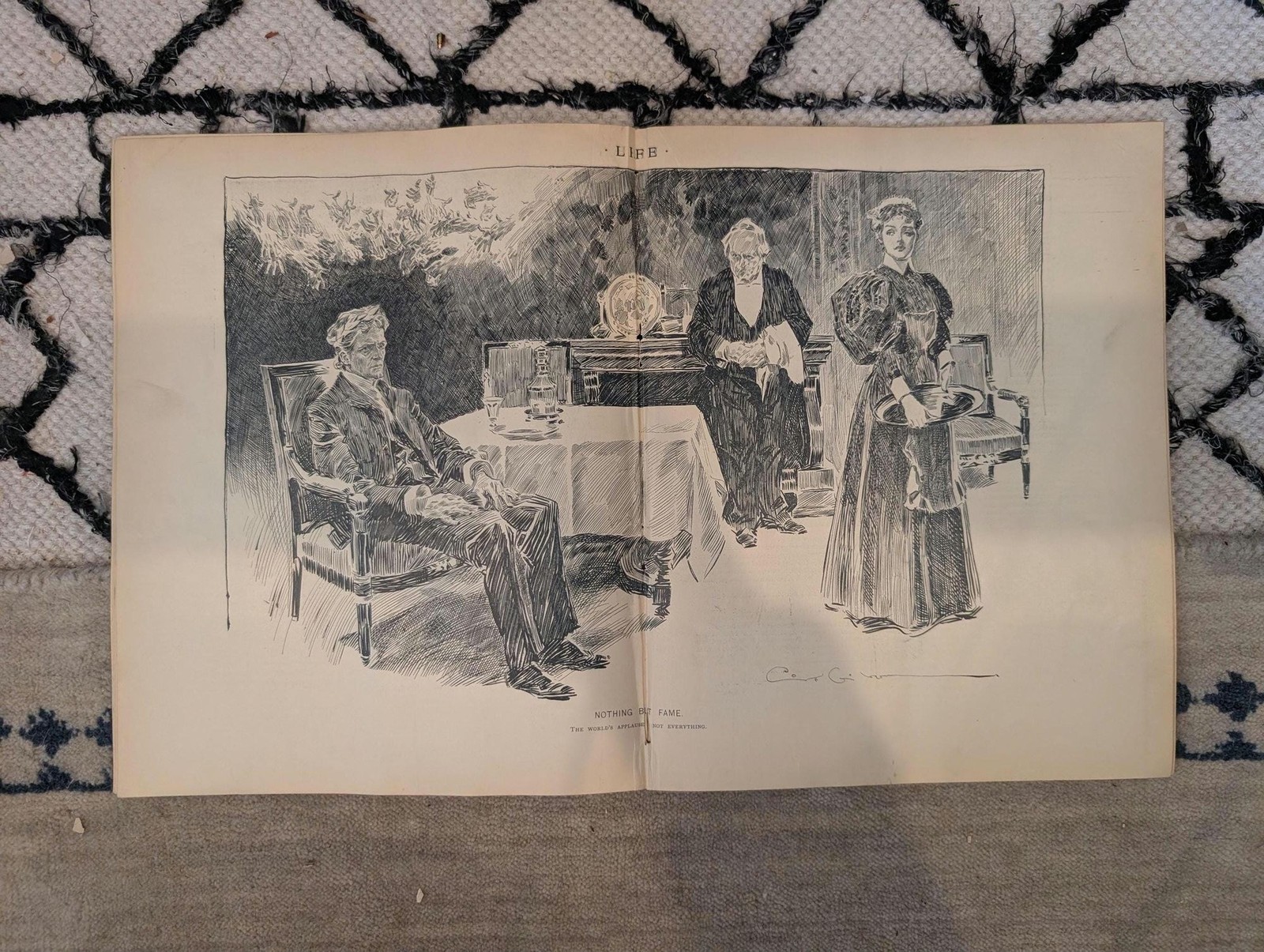 1895 LIFE Magazine — Lillian Russell, Burglar Cover, Whiting Silver — June 6