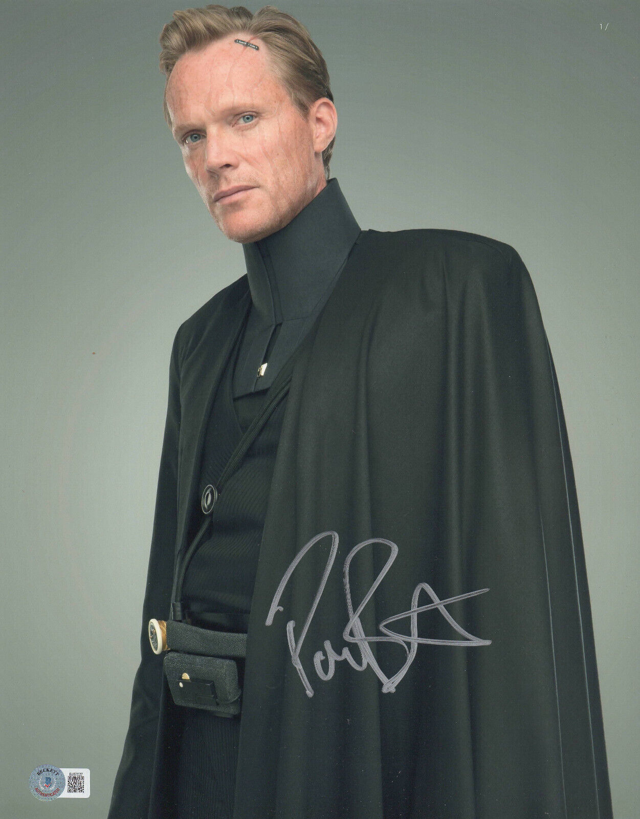 PAUL BETTANY SIGNED AUTOGRAPH  11X14 PHOTO SOLO A STAR WARS STORY BAS BECKETT