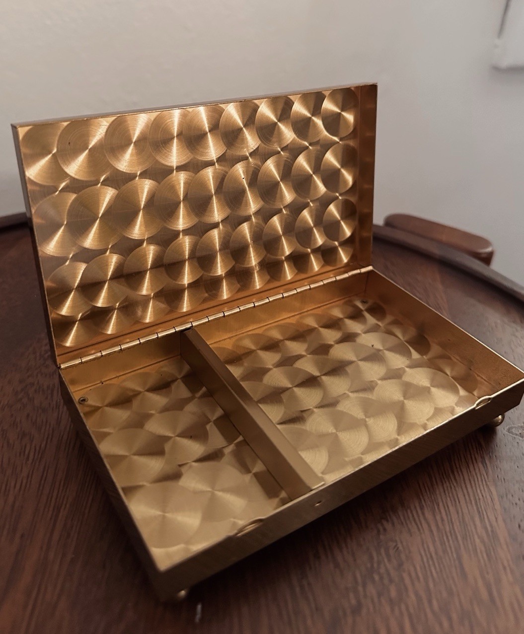 Vintage Gold Cigarette or Makeup Case MCM 1950’s-1960’s Vintage Gold Cigarette or Makeup Case MCM 1950’s-1960’s
