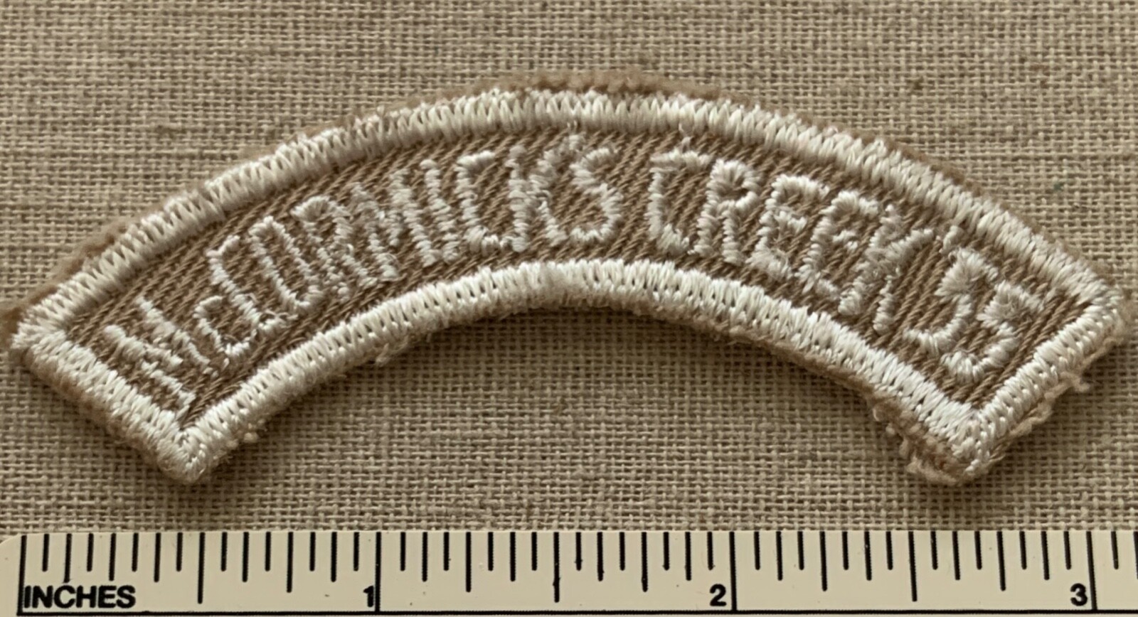 Vintage 1955 MCCORMICK' S CREEK Boy Scout Segment PATCH CIC Indiana Camp Badge