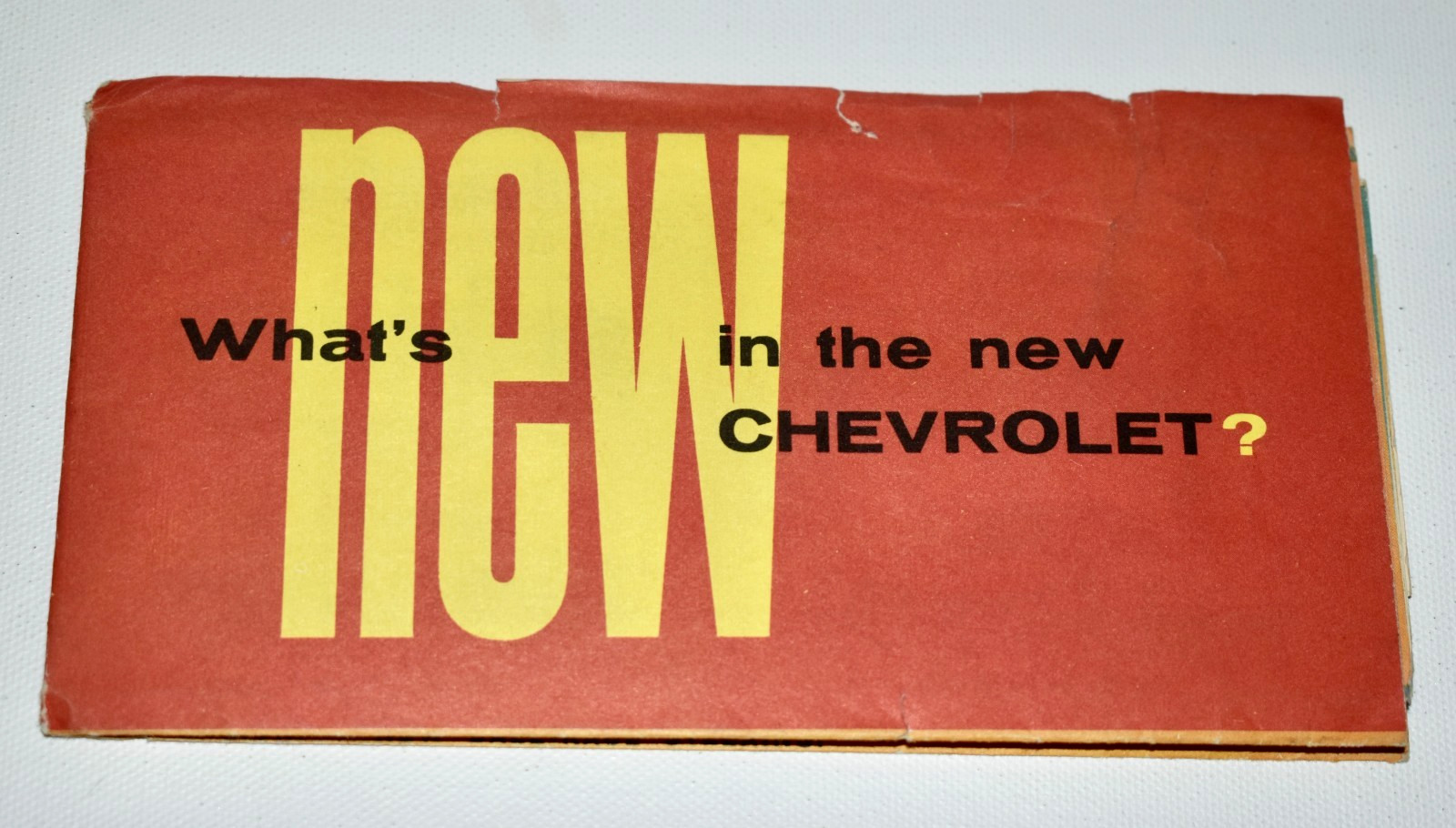 Original Vtg 1955 WHAT'S NEW IN THE NEW CHEVROLET Dealer FoldOut Bel Air 210 150