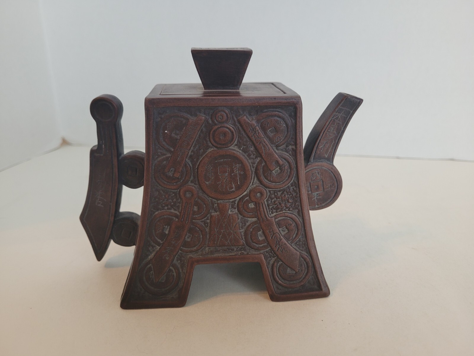 Decorative Ceramic Watchtower Small Teapot Bombay Marked