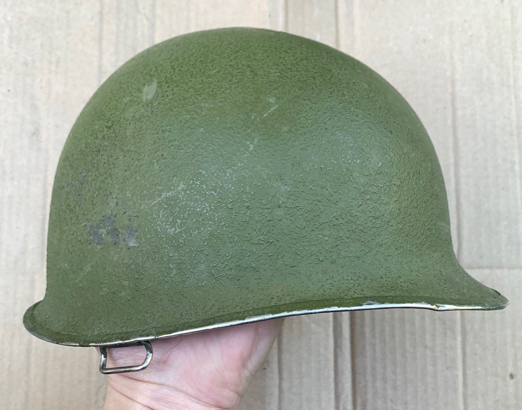 WWII Front Seam US M1 Helmet Shell