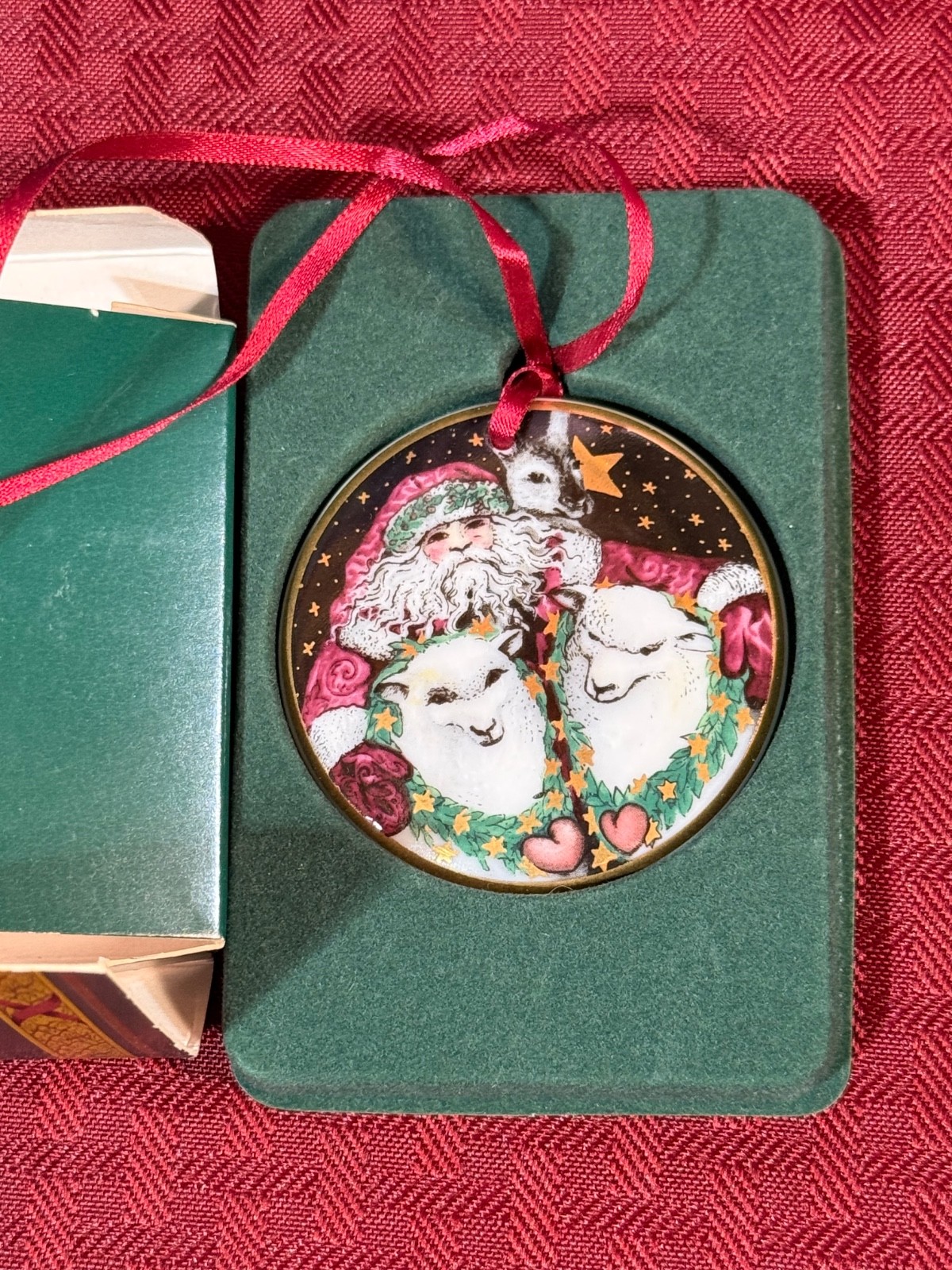 Bing & Grondahl Royal Copenhagen Porcelain Santa in Australia Ornament Denmark