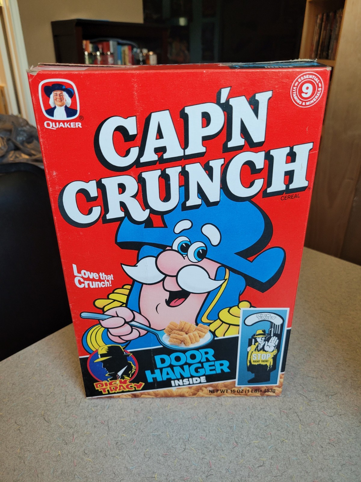 Vintage Cap'N Crunch Quaker Dick Tracy Door Hanger