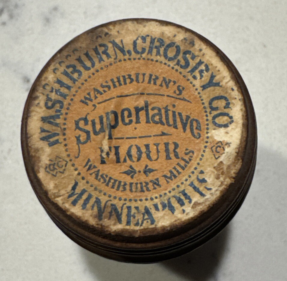WASHBURN CROSBY'S SUPERLATIVE FLOUR Barrel - wooden - MINNESPOLIS, MINN.