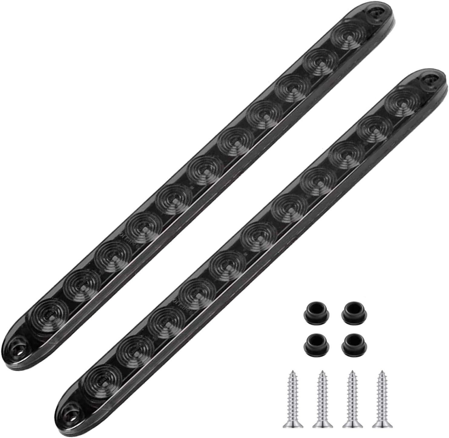 16 Inch LED Tail Light Bar 2 Pcs Red Brake Turn Signal Lights for Truck RV Boat