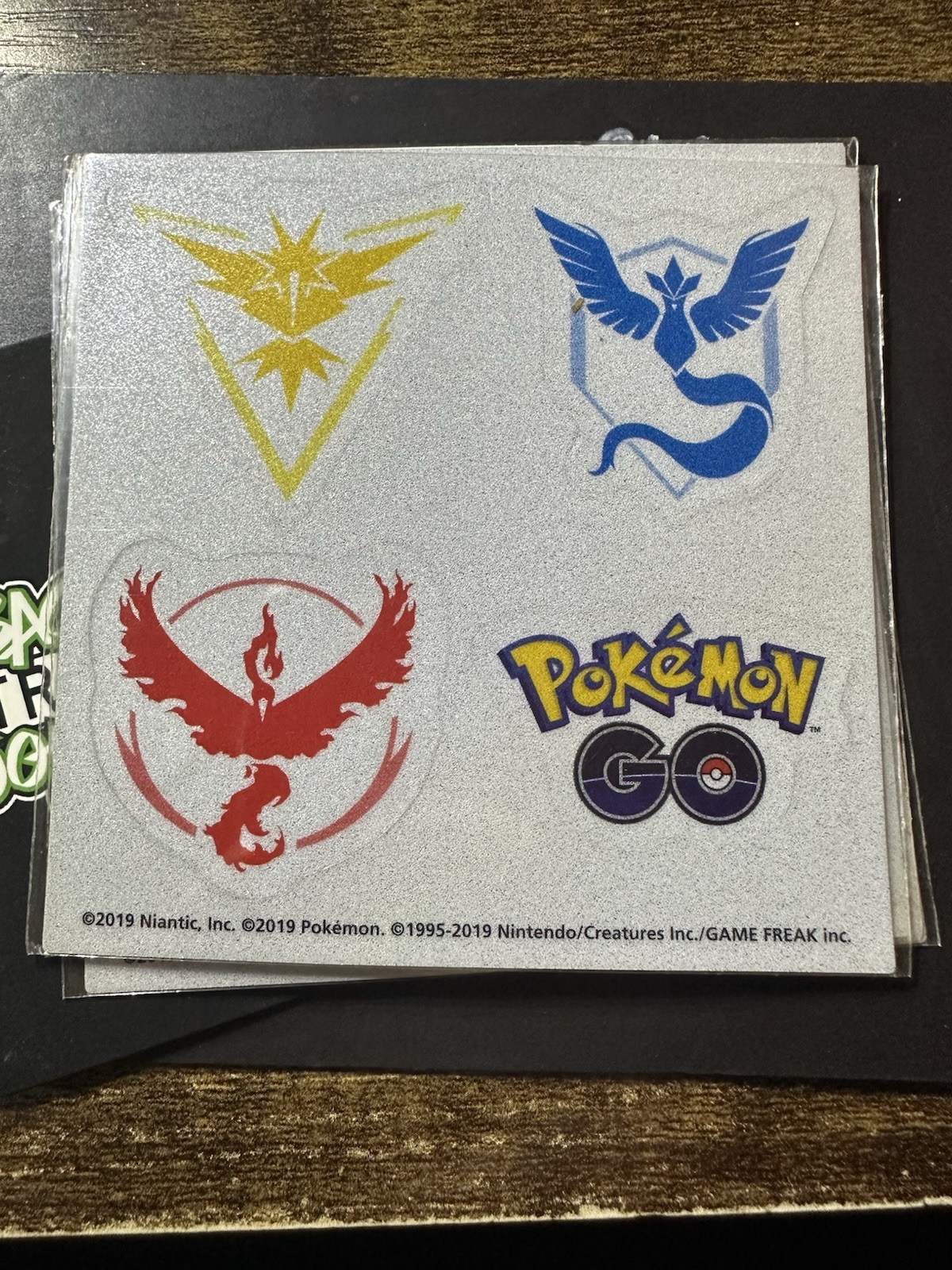 2019 Chicago Pokemon Go Fest Sticker, Niantic, Nintendo, Mystic Valor Instinct
