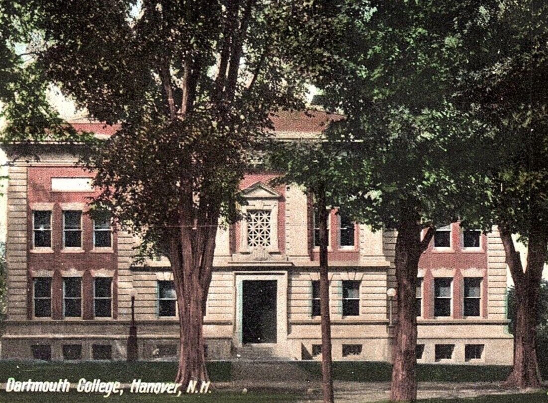 Vintage New Hampshire -Tuck Building, Dartmouth College  Hanover, N.H. - c1911