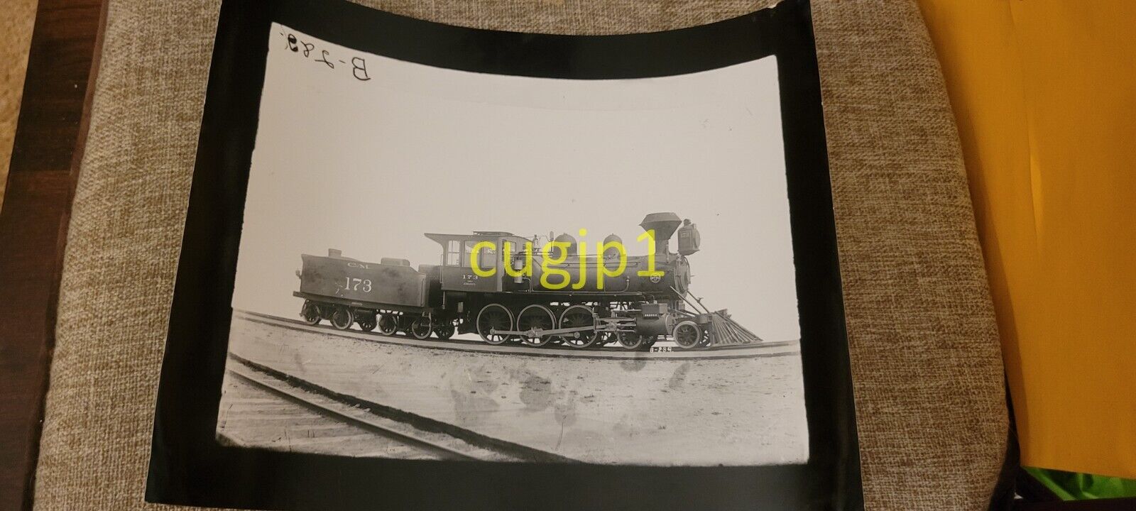 R408 Train Photograph Baldwin Locomotive Works CM 173 MEXICAN CENTRAL 4-6-0