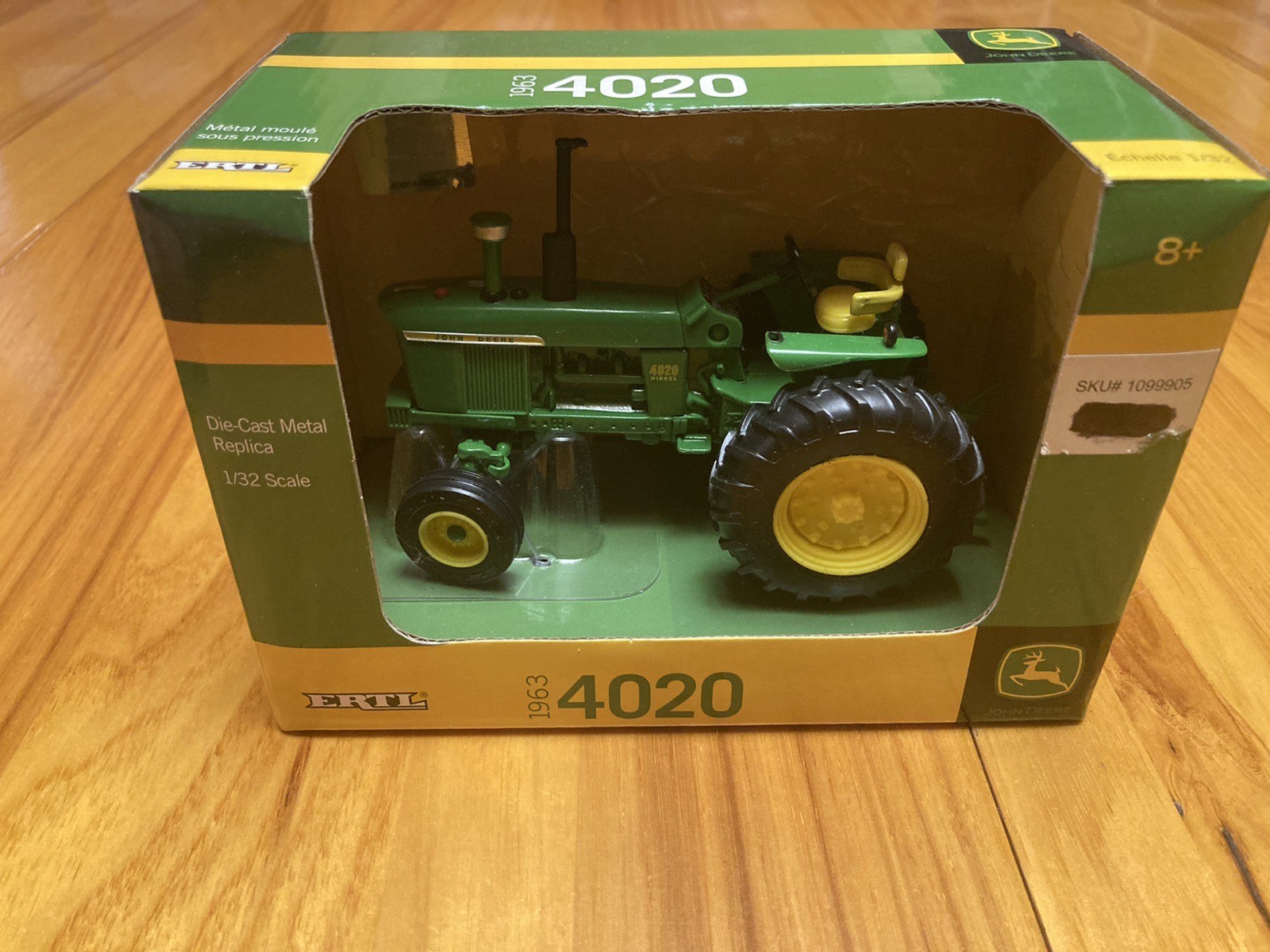 ERTL John Deere 1963 4020 Tractor Die-Cast Metal 1/32 Scale Replica 2010 NIB