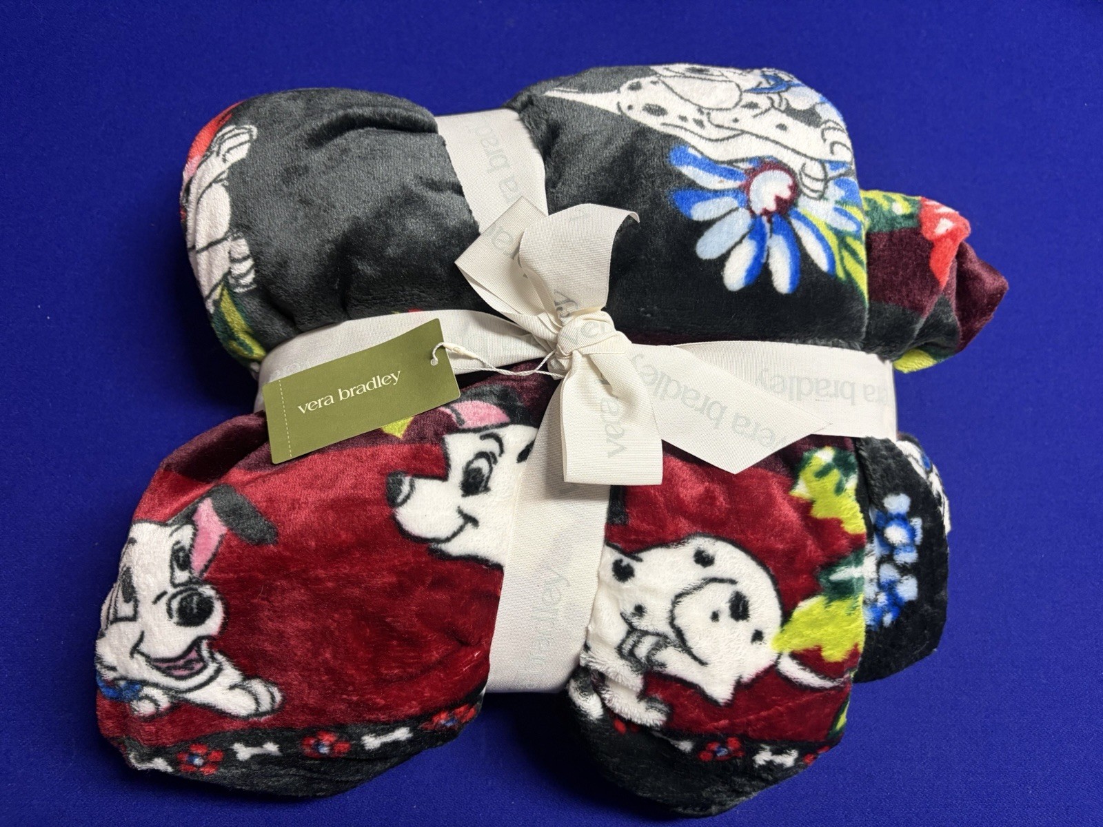 Vera Bradley Disney 101 Dalmatians Plush Throw Blanket 50