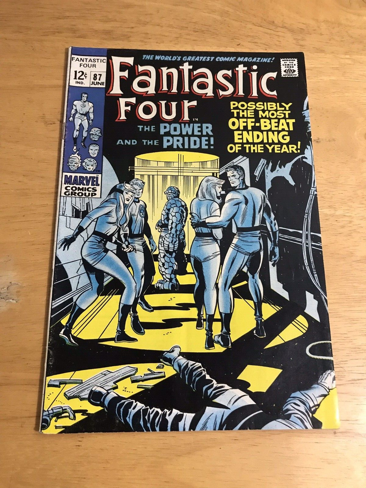 Fantastic Four #87 1969 Dr. Doom Appearance Stan Lee Story, Jack Kirby Art