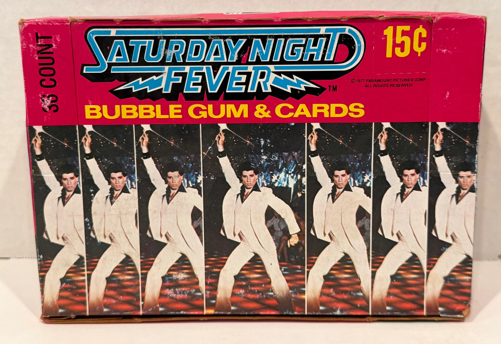 1977 Saturday Night Fever Movie Vintage Wax Trading Card Box Full 36 Packs
