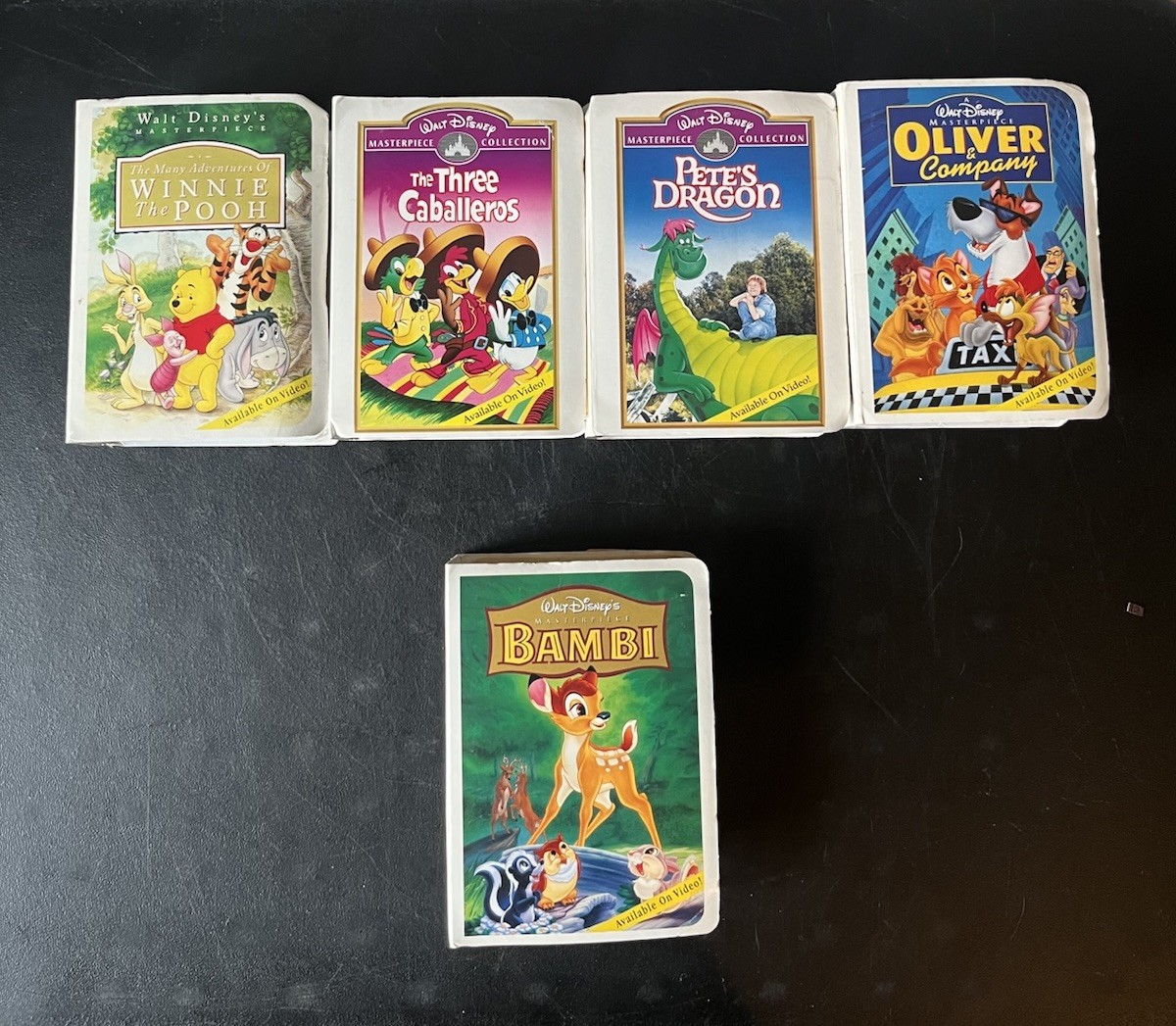 Lot Of (5) VTG 1996 Walt Disney Masterpiece McDonald’s Happy Meal Figures