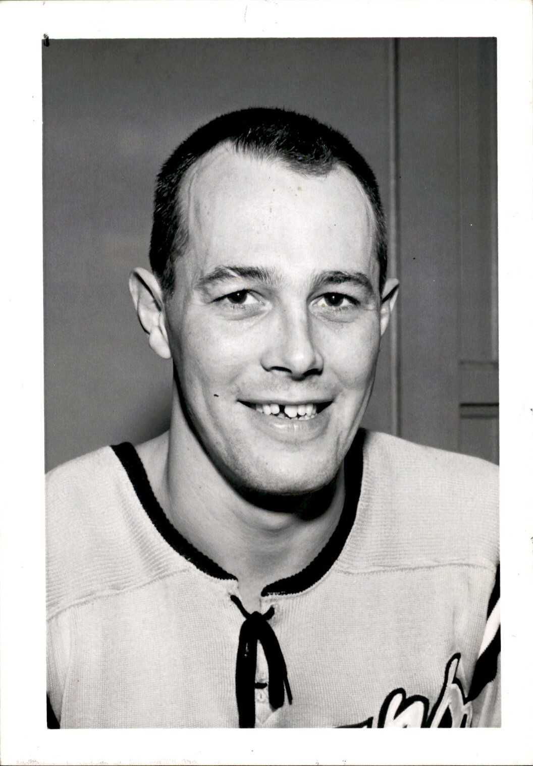 PF21 Original Photo JIM MAXWELL 1960-62 CHARLOTTE CHECKERS EHL HOCKEY RIGHT WING