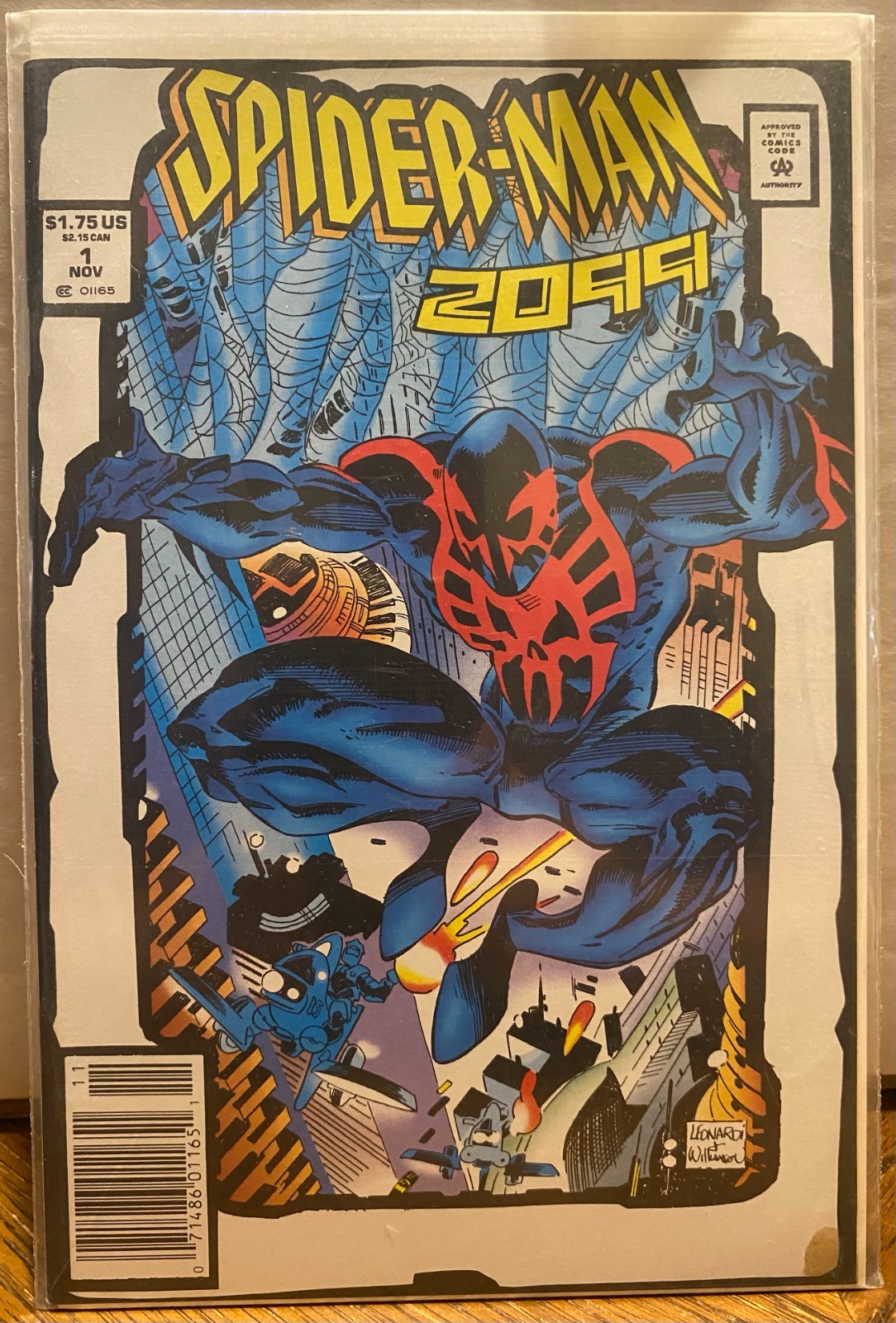 Spider-Man 2099 #1 (2nd print) ~ Toy Biz White cover variant untra-rare comic Spider-Man 2099 #1 (2nd print) ~ Toy Biz White cover variant untra-rare comic