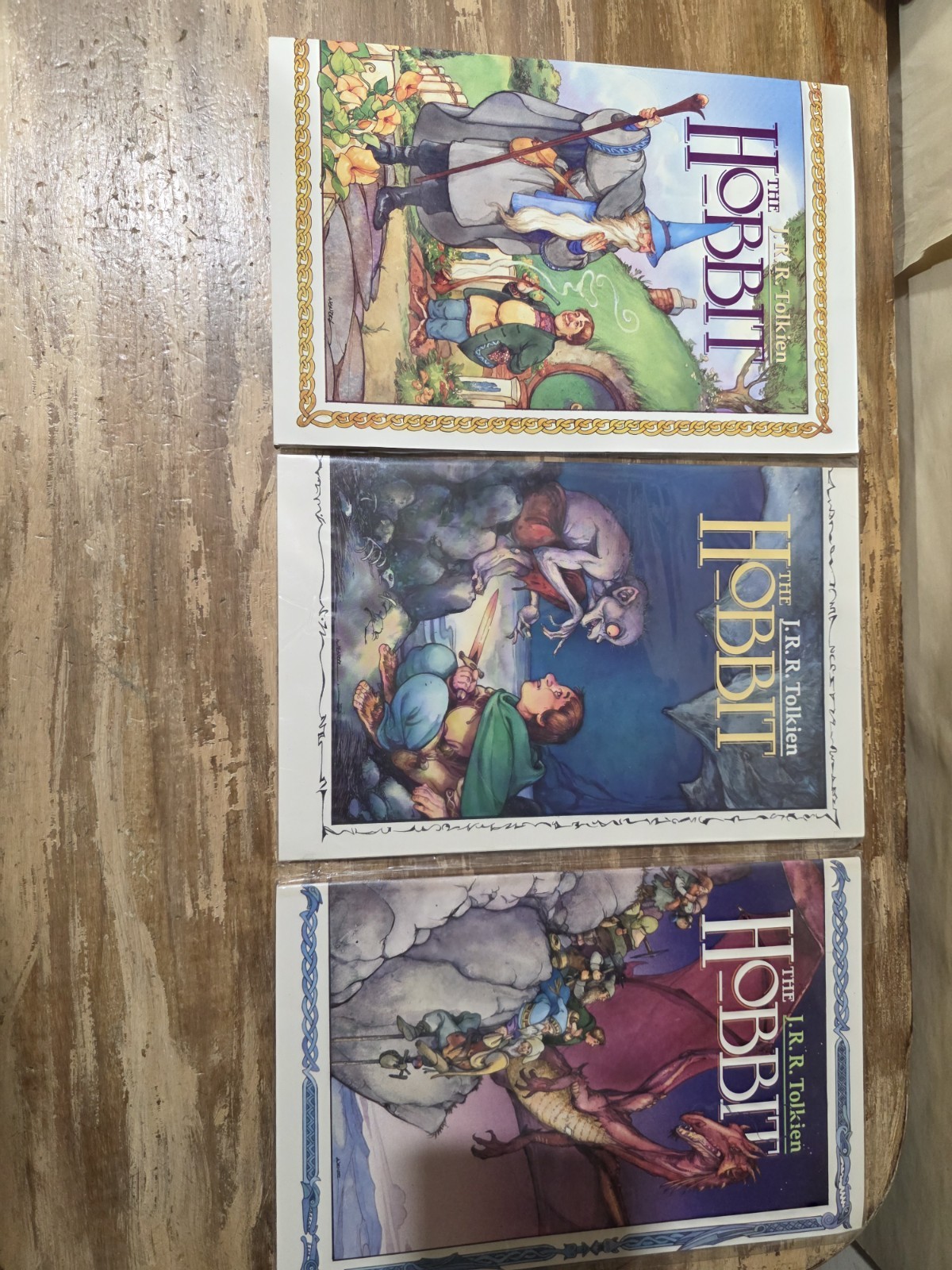The Hobbit #1-3 (Eclipse 1989) Graphic Novels -Set of 3- JRR Tolkien