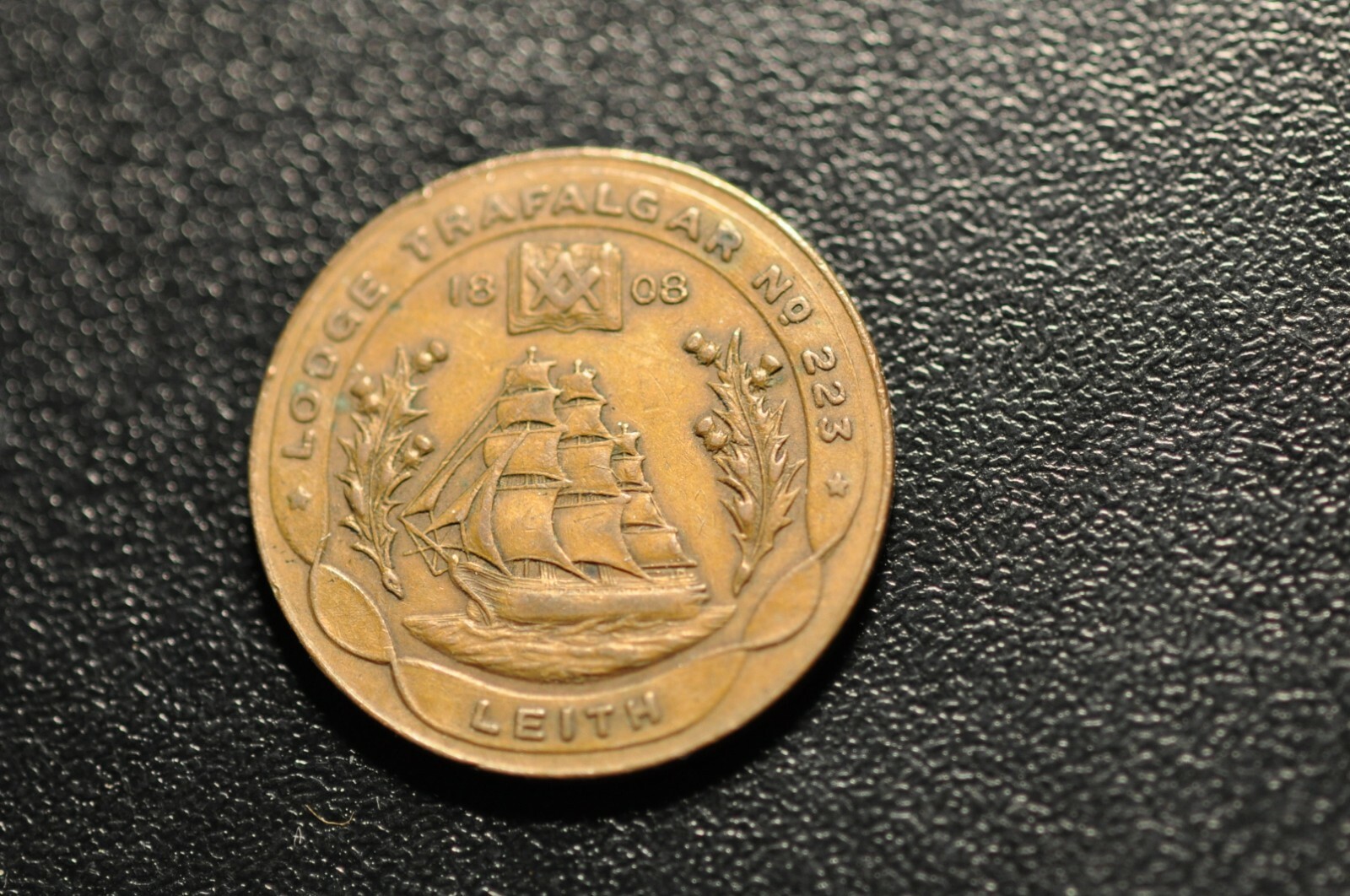 Lodge Trafalgar No 223 1808  Leith At Home And Abroad Persevere Token- cc528xxx