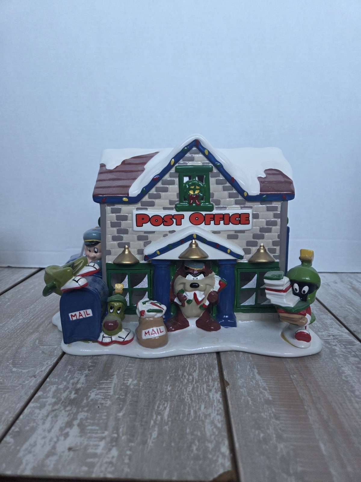Vintage Warner Bros Porky Pig Taz and The Martian Post Office With Box
