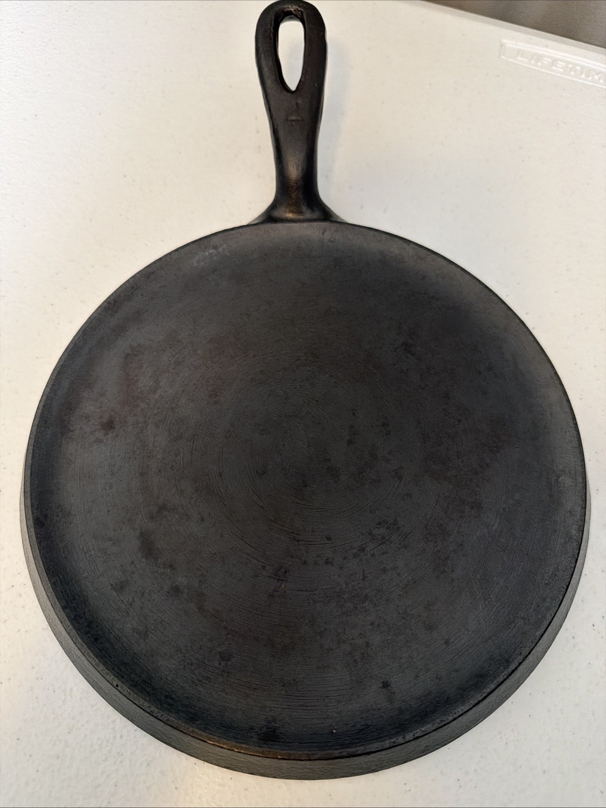 Griswold Cast Iron #7 Slant Griddle 737 Sits Flat