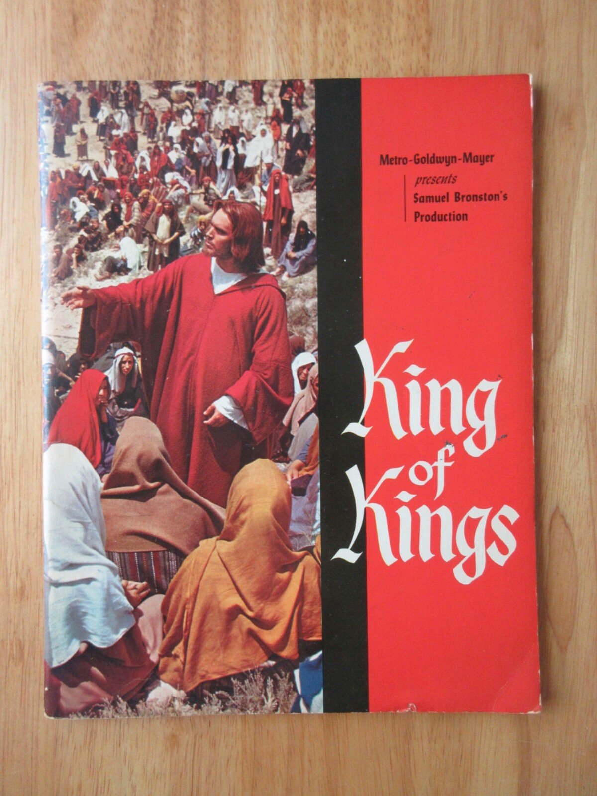 1961 MGM KING OF KINGS Press/Program Magazine **32 Pages + (3) 8x10s**
