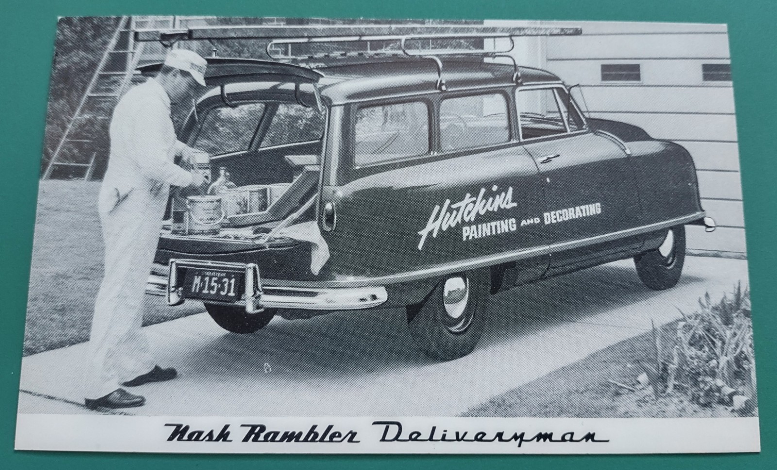 1950-1952 Nash Rambler Deliveryman Station Wagon Postcard