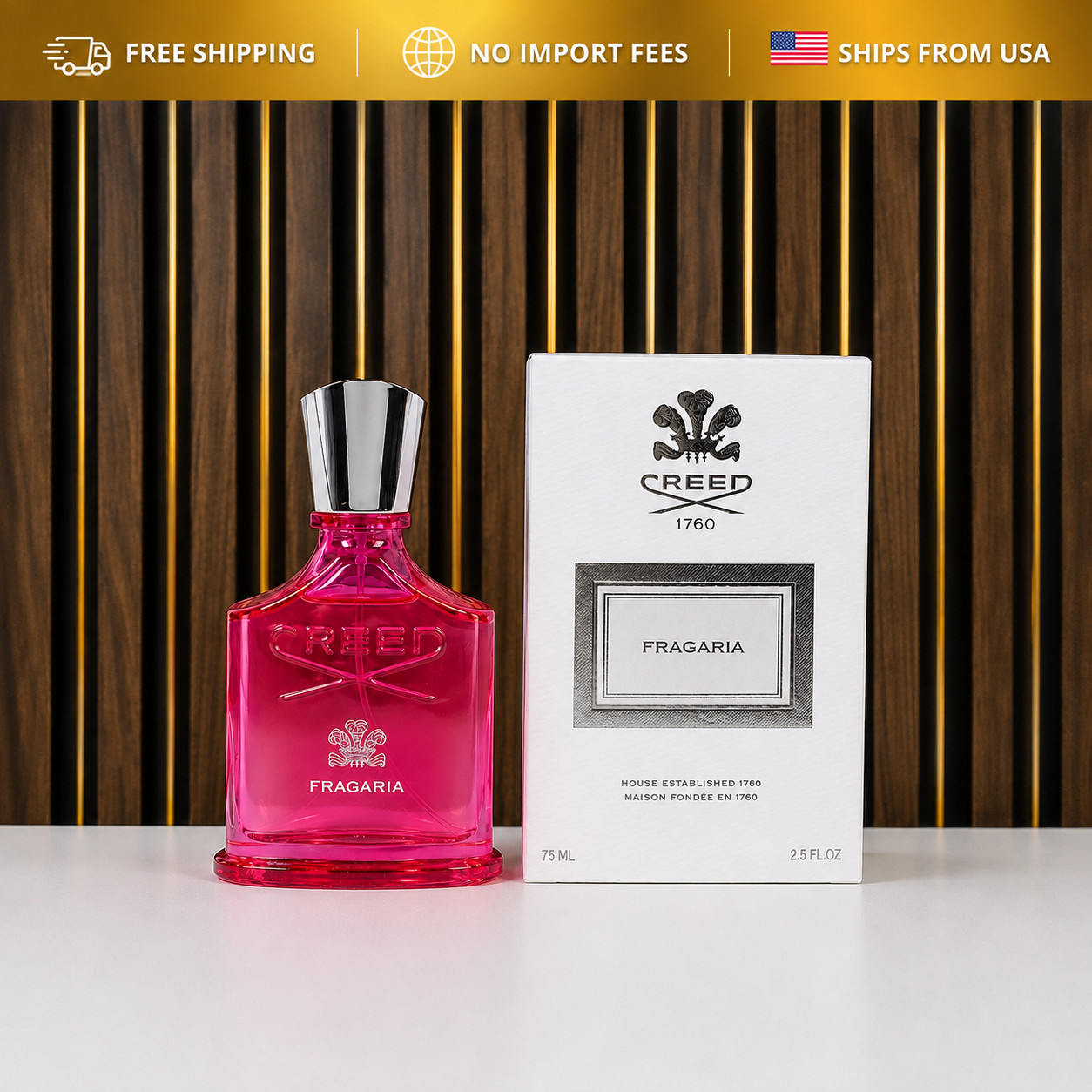creed fragaria Eau De Parfum 75 ml for women new in box