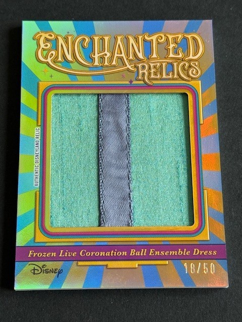 2025 Topps Disneyland 70th Anniversary Enchanted Relic Frozen Live ER-FCD /50