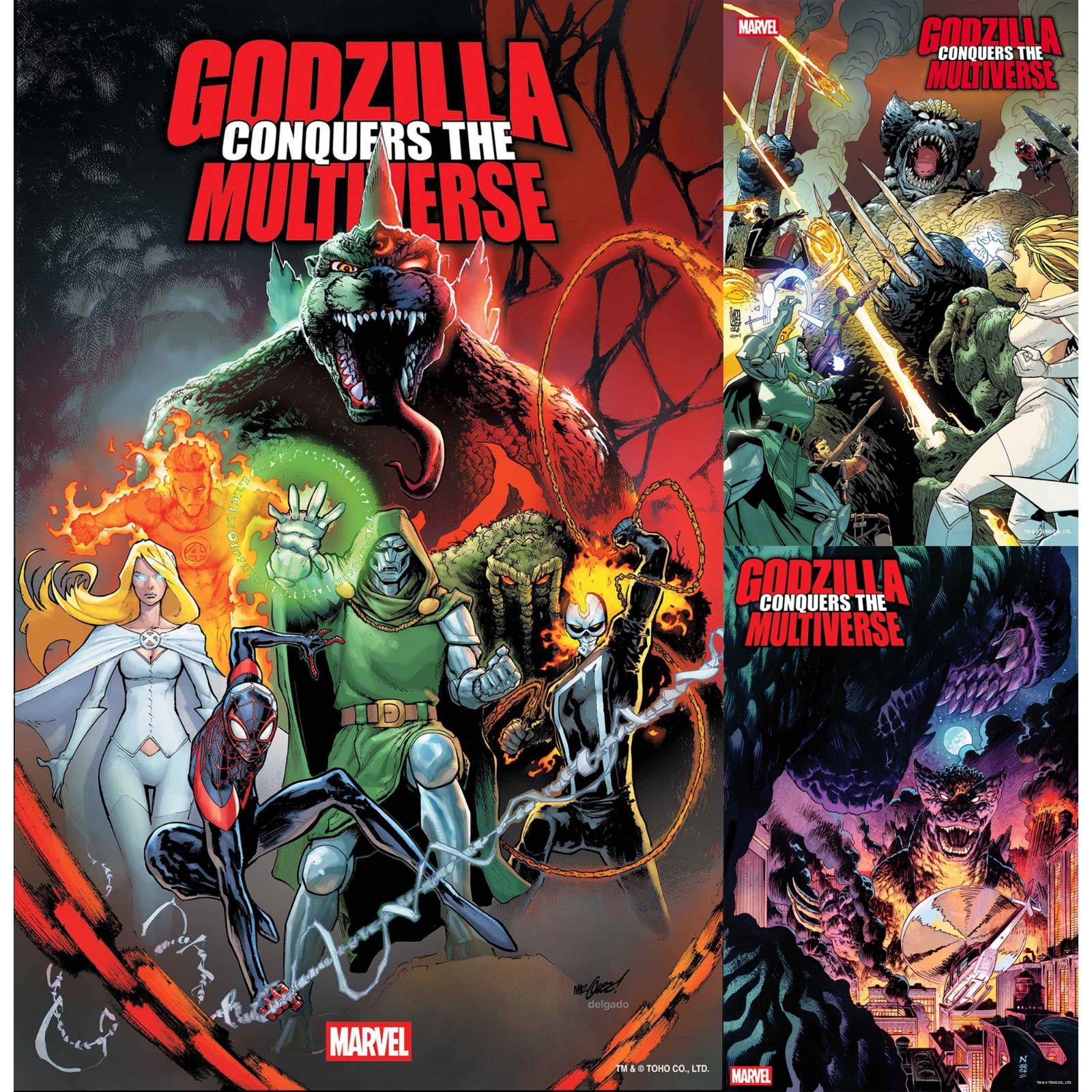 Godzilla Conquers the Multiverse (2026) #1 2 3 Marvel Comics COVER SELECT Godzilla Conquers the Multiverse (2026) #1 2 3 Marvel Comics COVER SELECT
