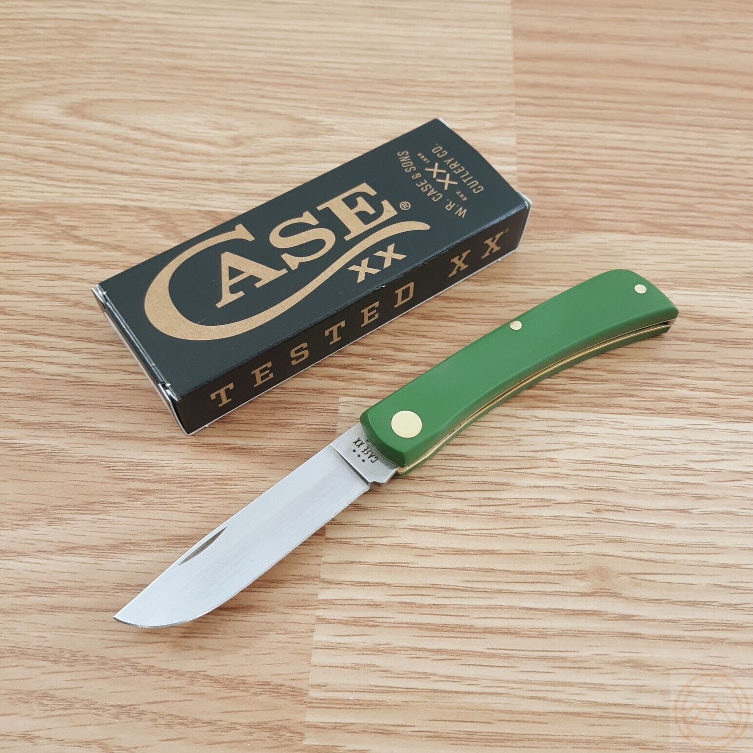Case XX Sod Buster Jr Folding Knife Stainless Steel Skinner Blade And Synthetic