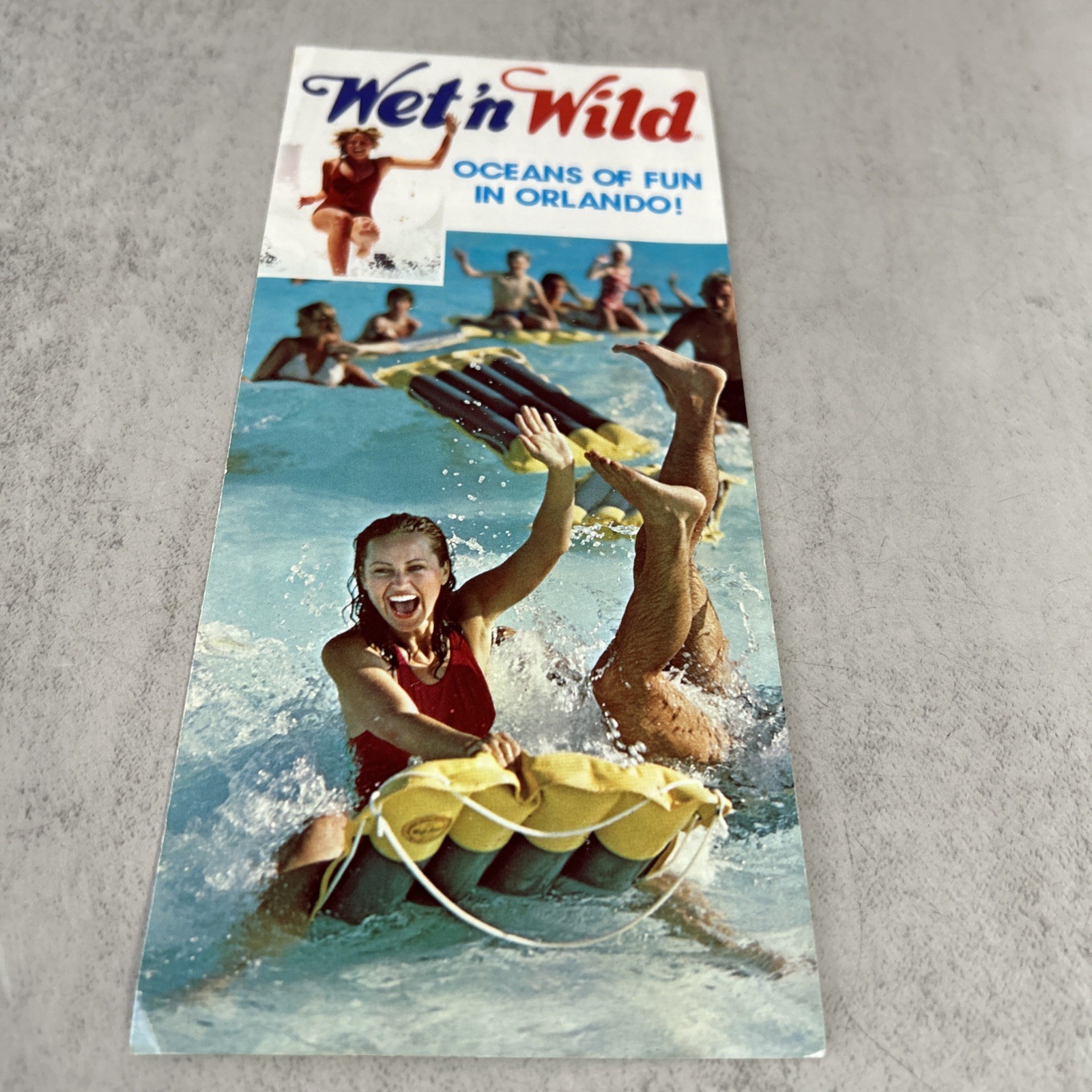 NBC UNIVERSAL WET 'N WILD WATER PARK ORLANDO FLORIDA BROCHURE