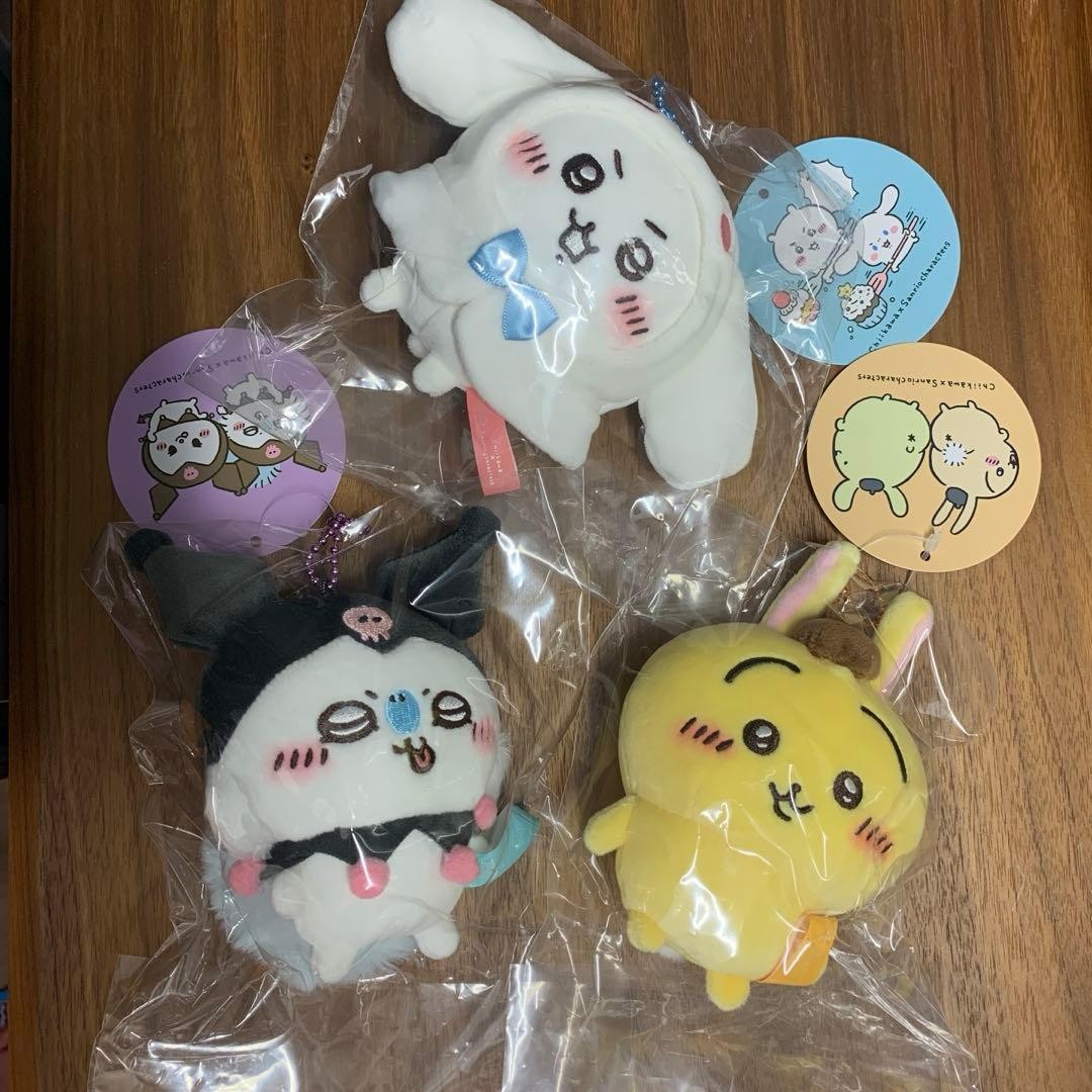 Unused Chiikawa Sanrio Mini Mascot 3pc Set Collectible 13+ Unused Chiikawa Sanrio Mini Mascot 3pc Set Collectible 13+