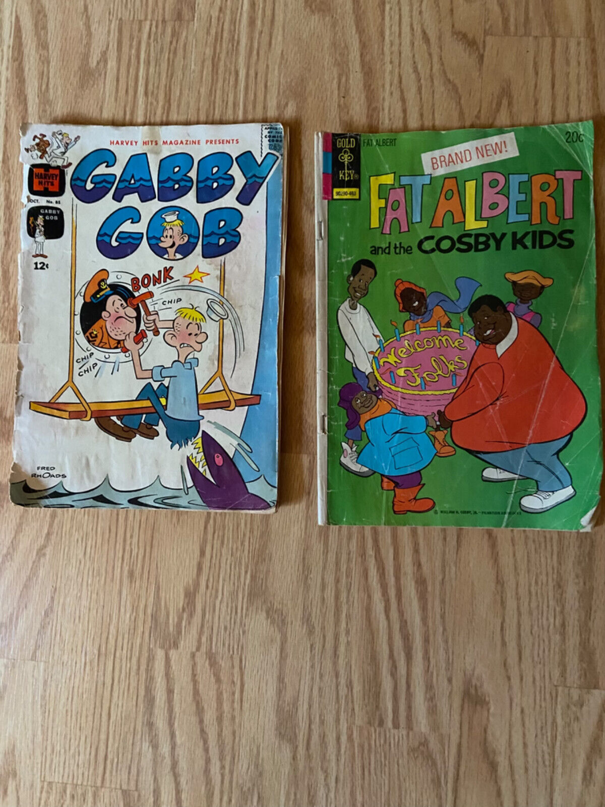 1 HARVEYHITS MAGAZINE COMIC BOOK GABBY GOB 1964 1 GOLD KEY FAT ALBERT VOL#1 1974
