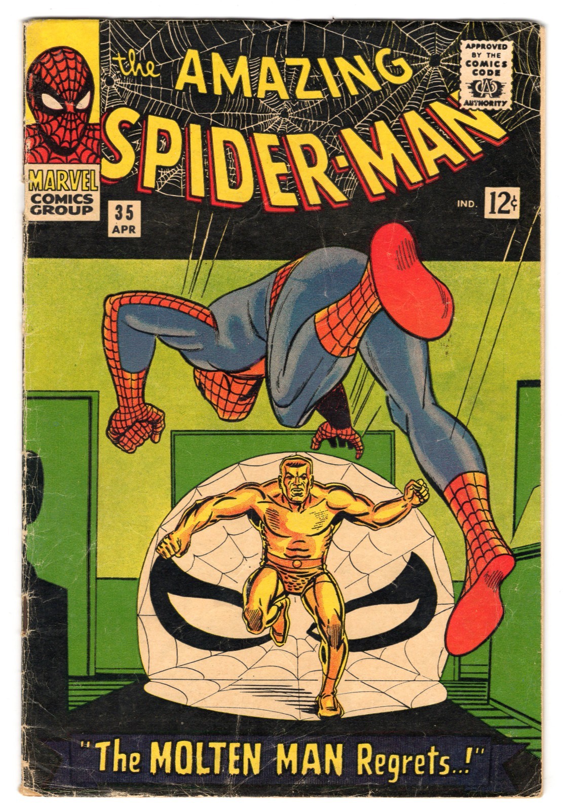 Amazing Spider-Man 35 1966 Marvel Comics VG- 3.5 2nd App Molten Man Betty Brant