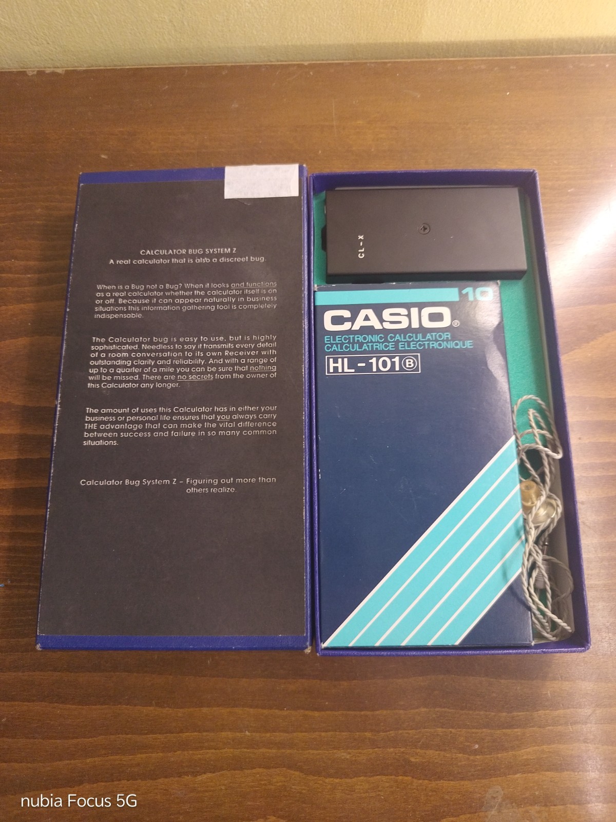 MUSEUM RARE Vintage Spy Calculator Bug System Z Casio HL-101 Espionage Kit WORKI