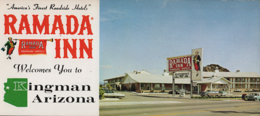 Ramada Inn Kingman Arizona Route 66 Vintage Motel Travel Brochure