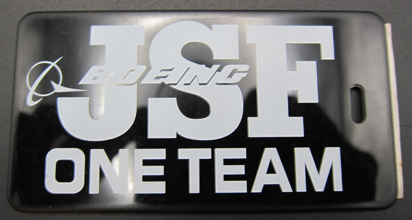Joint Strike Fighter JSF Boeing One Team X-32 X-32A X-32B Baggage Tag