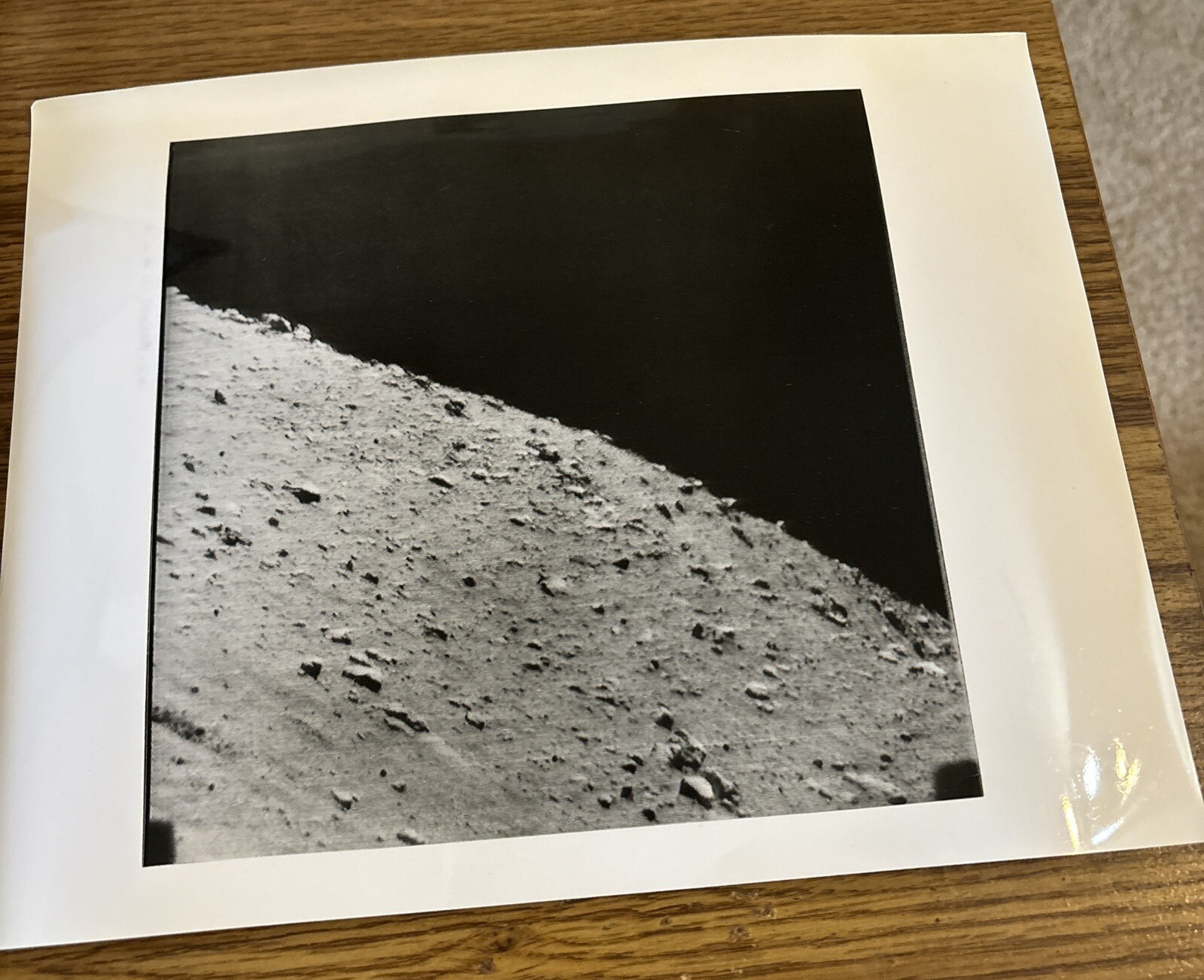 Office of Public Information NASA Moon Photo 1966 Surveyor I-14