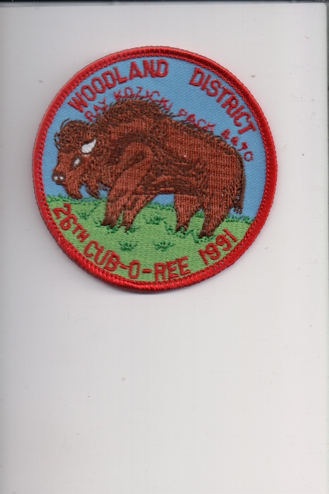 1991 Woodland District 26th Cub-O-Ree patch