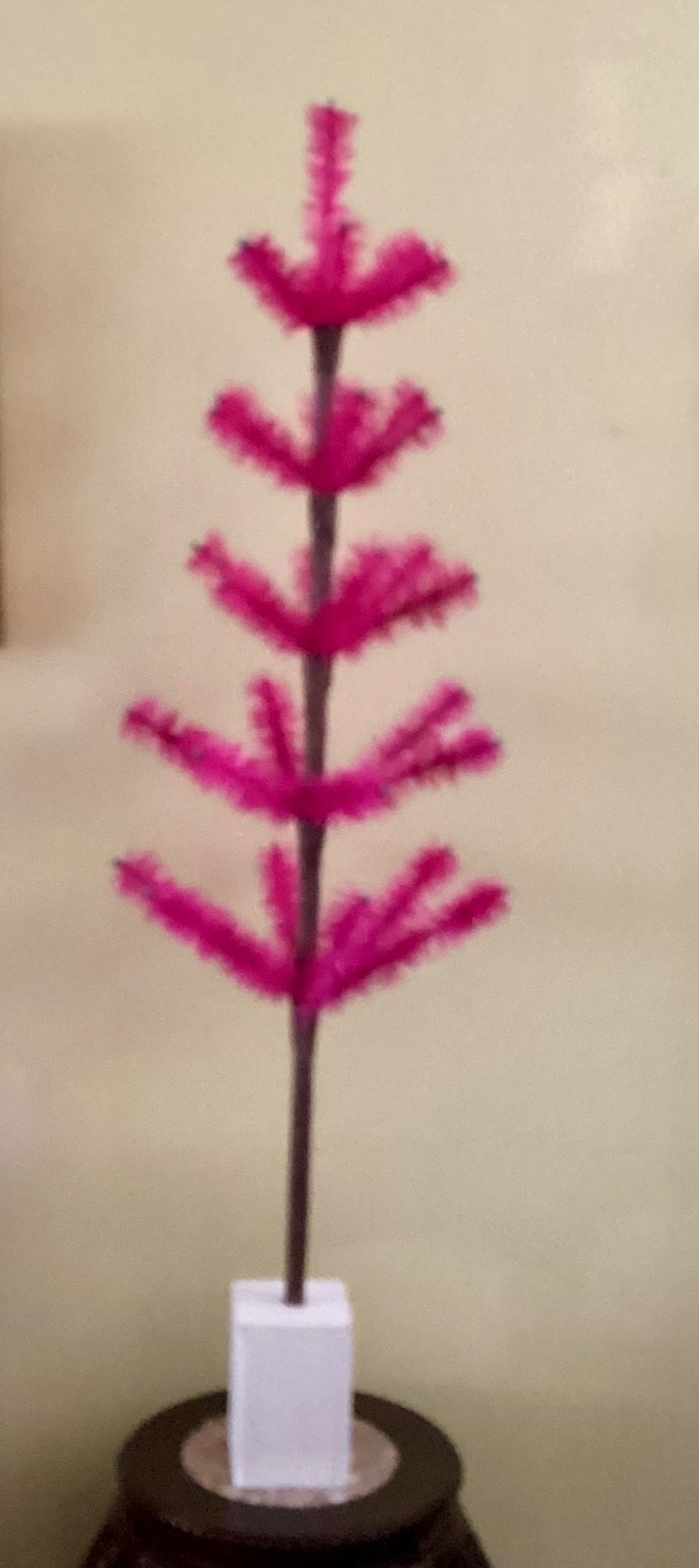SALE 3.5 ft Authentic Replica 1850 German Pink German Feather Tree😺Will make it
