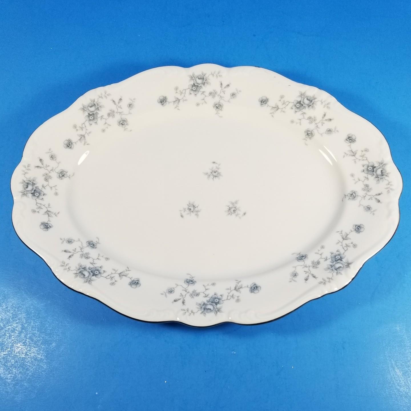 Johann Haviland BLUE GARLAND Oval Serving Platter 13\