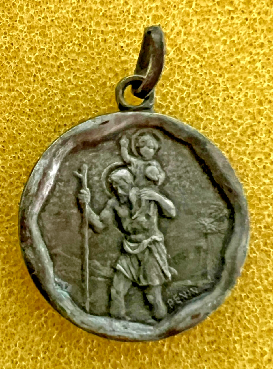 Vintage St Christopher  Christ Child 1\