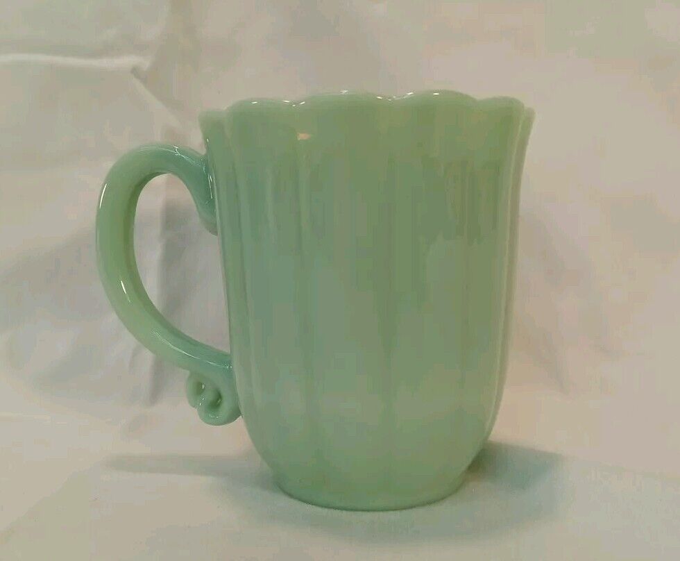 Pioneer Woman Jade Green Jadeite Milk Glass Coffee Mug