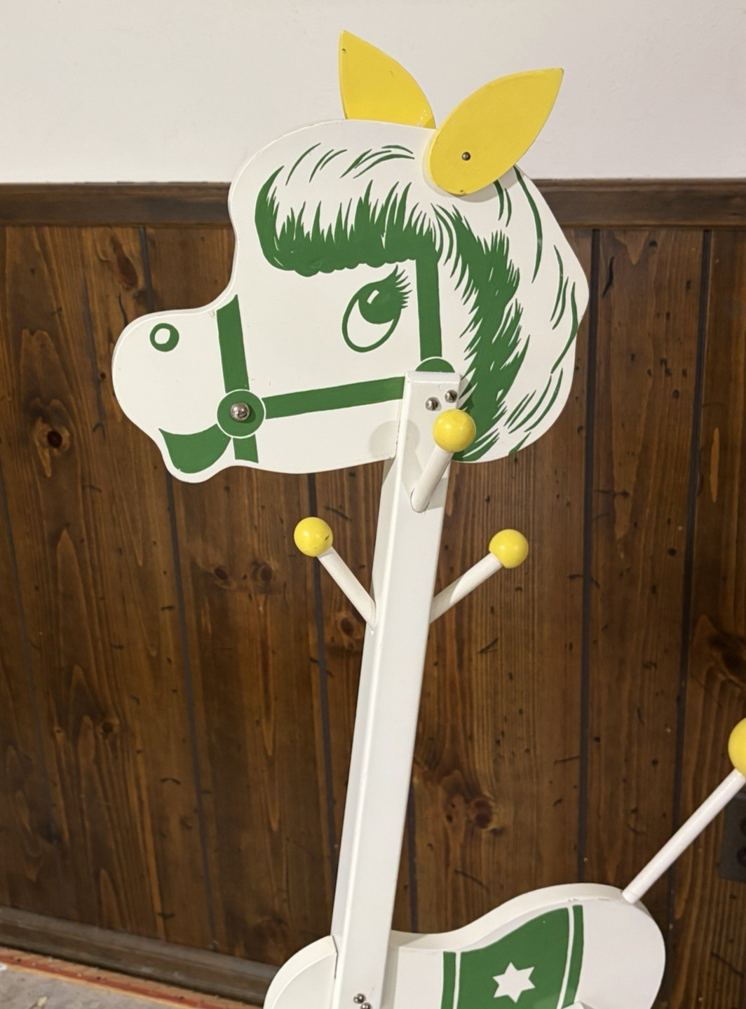 Vintage MCM 1950\'s IRMI Nursery Child Coat Rack - RARE Horse Pony design Vintage MCM 1950\'s IRMI Nursery Child Coat Rack - RARE Horse Pony design