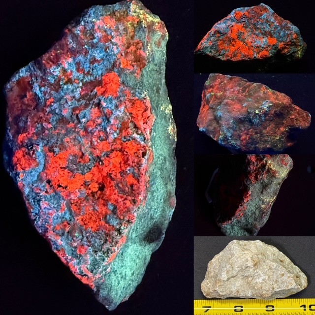 MILLER CANYON: AWESOME 4 COLOR SPECIMEN, HUACHUCA MTNS ,ARIZONA